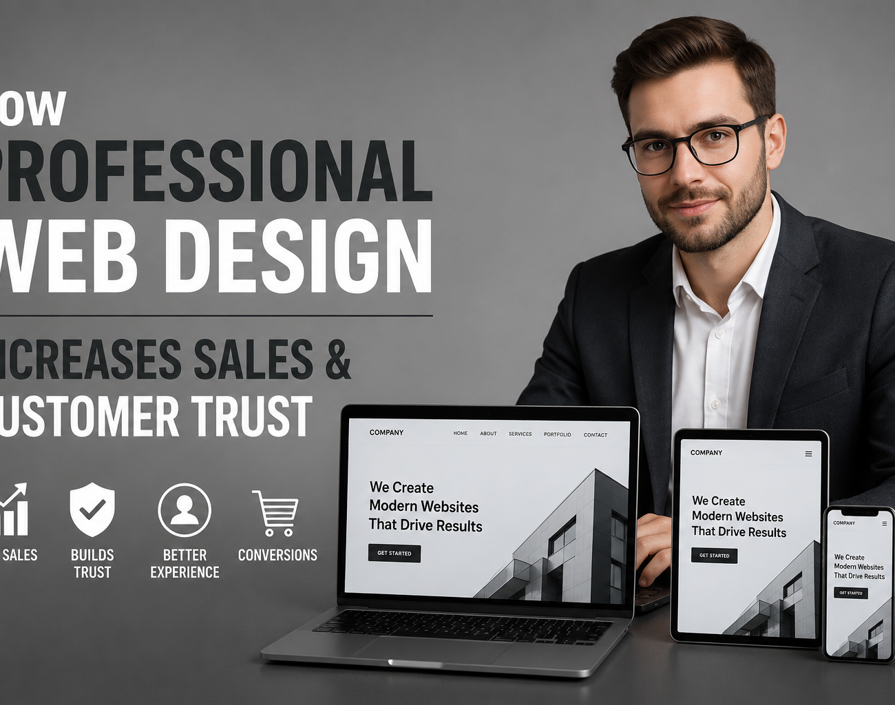 How Professional Web Design Increases Sales and Customer Trust